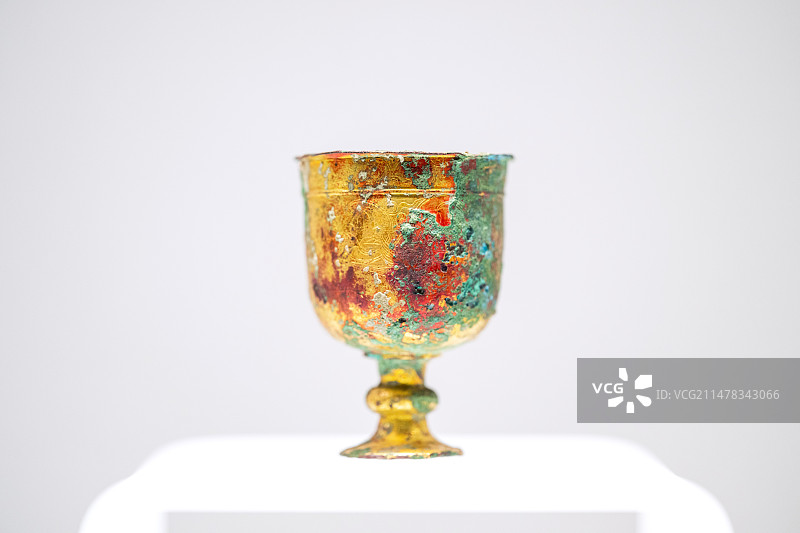 三星堆青铜器酒杯图片素材