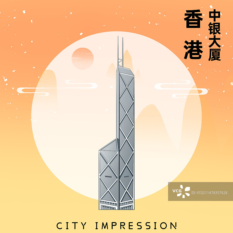 香港中银大厦图片素材