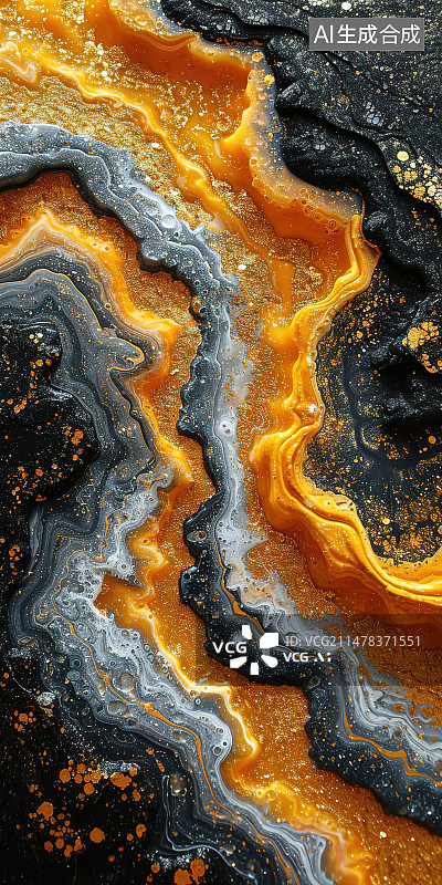 【AI数字艺术】彩色抽象图案全帧拍摄图片素材