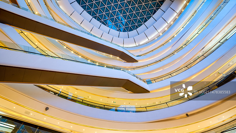 成都银泰中心in99银泰百货室内中庭建筑图片素材