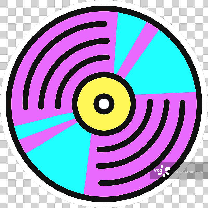 CD光盘激光光盘90年代图片素材