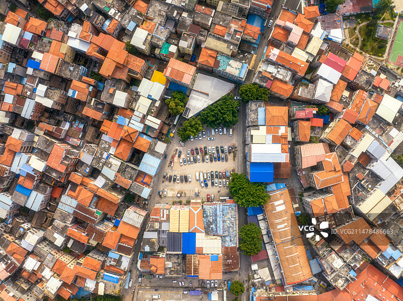 广州大学城南亭村步行街图片素材