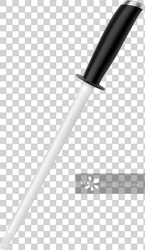 黑色手柄磨刀器图片素材