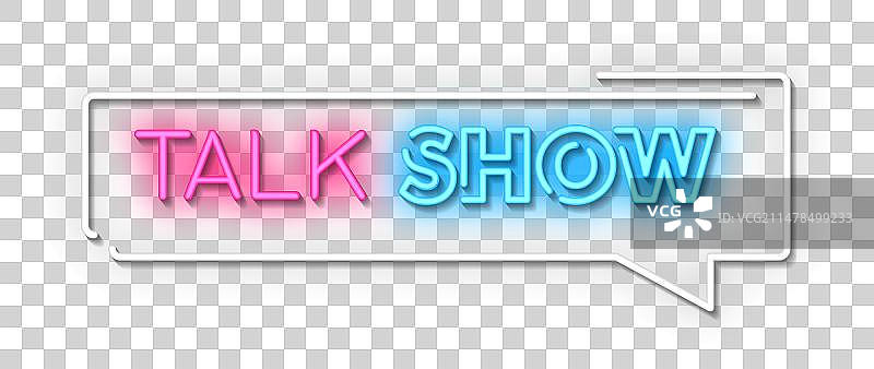 砖墙背景霓虹灯脱口秀标志图片素材