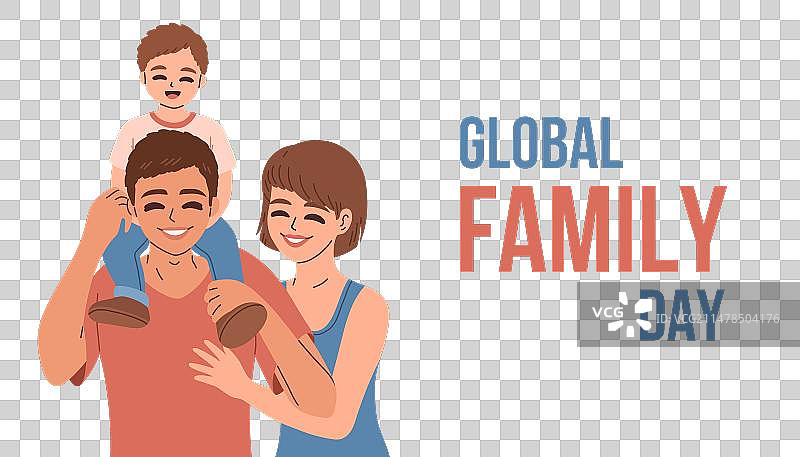 国际家庭日创意图片素材