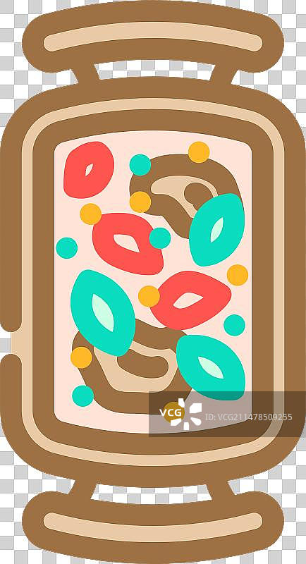 意大利烩牛膝彩色图标图片素材