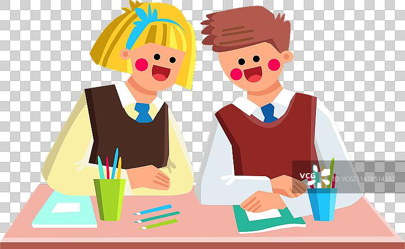 教室里的学生儿童图片素材