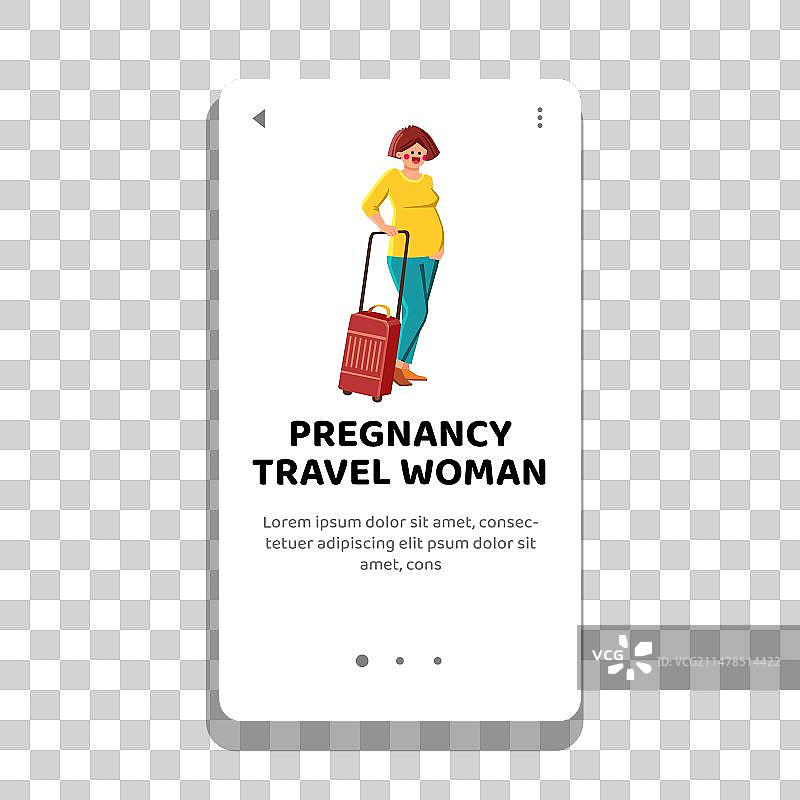 孕妇旅行乘飞机图片素材