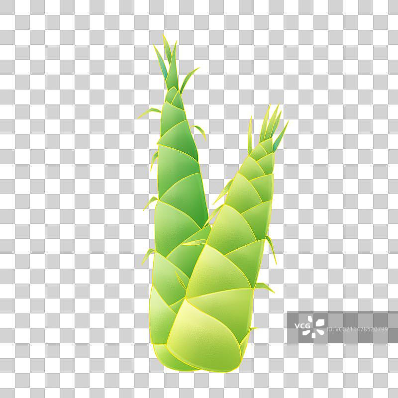 国潮风竹笋图片素材