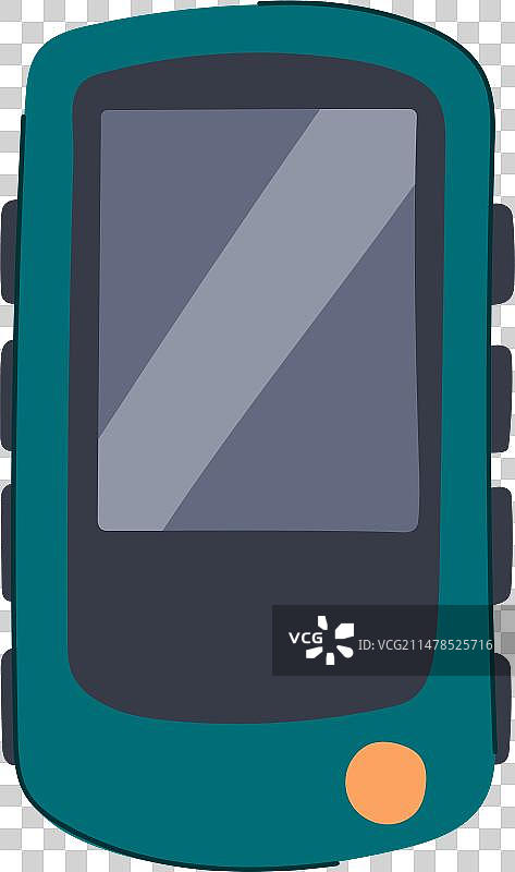 手持GPS卡通图片素材