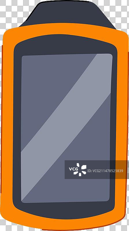 手持GPS卡通方向图片素材