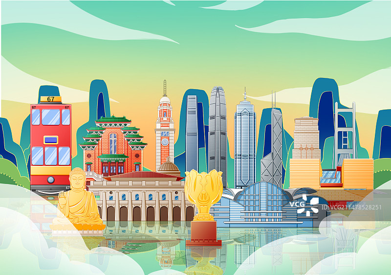 香港旅游景点建筑图片素材