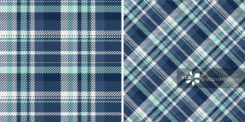 格子花纹纺织品无缝纹理图片素材