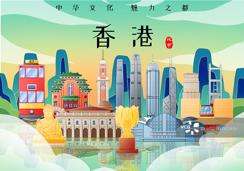 香港旅游景点建筑图片素材