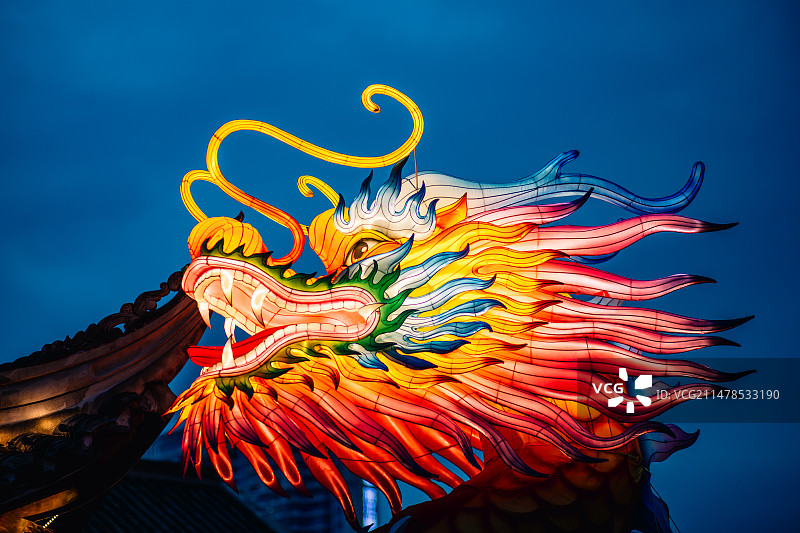 龙年龙灯图片素材