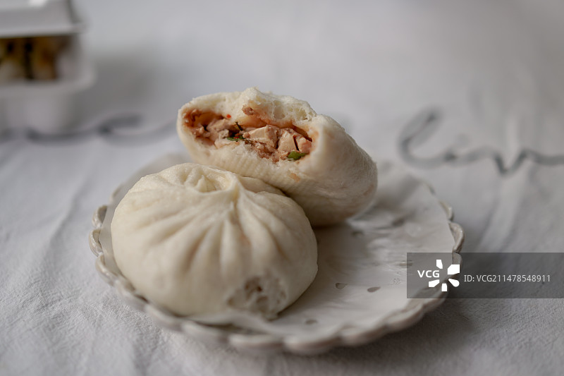 建德豆腐包早餐图片素材