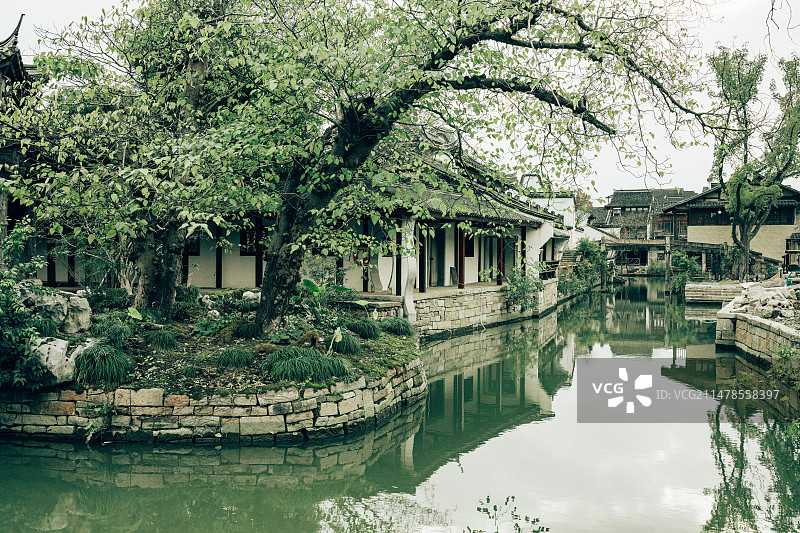 濮院古镇图片素材