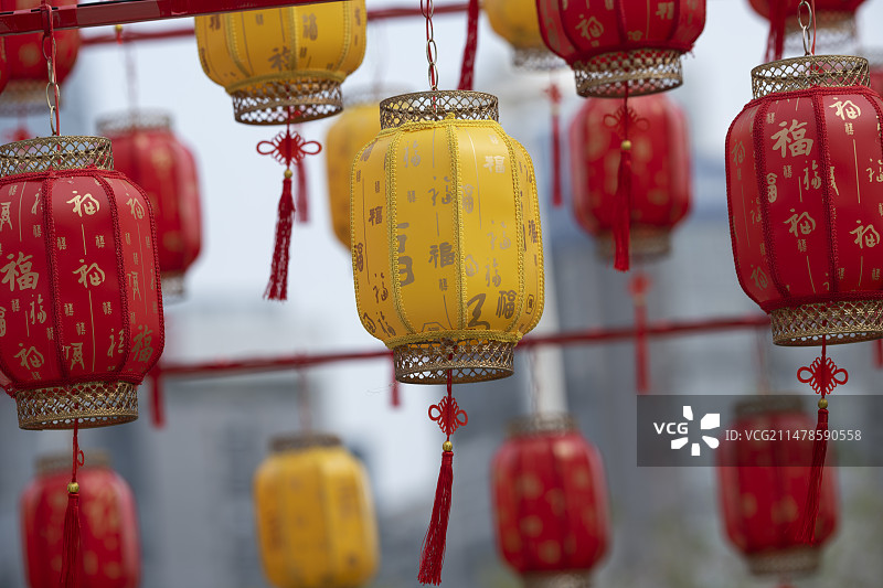 新年节日的灯笼图片素材