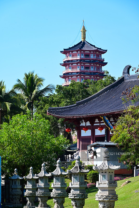 海南三亚南山文化旅游区——南山寺片区图片素材