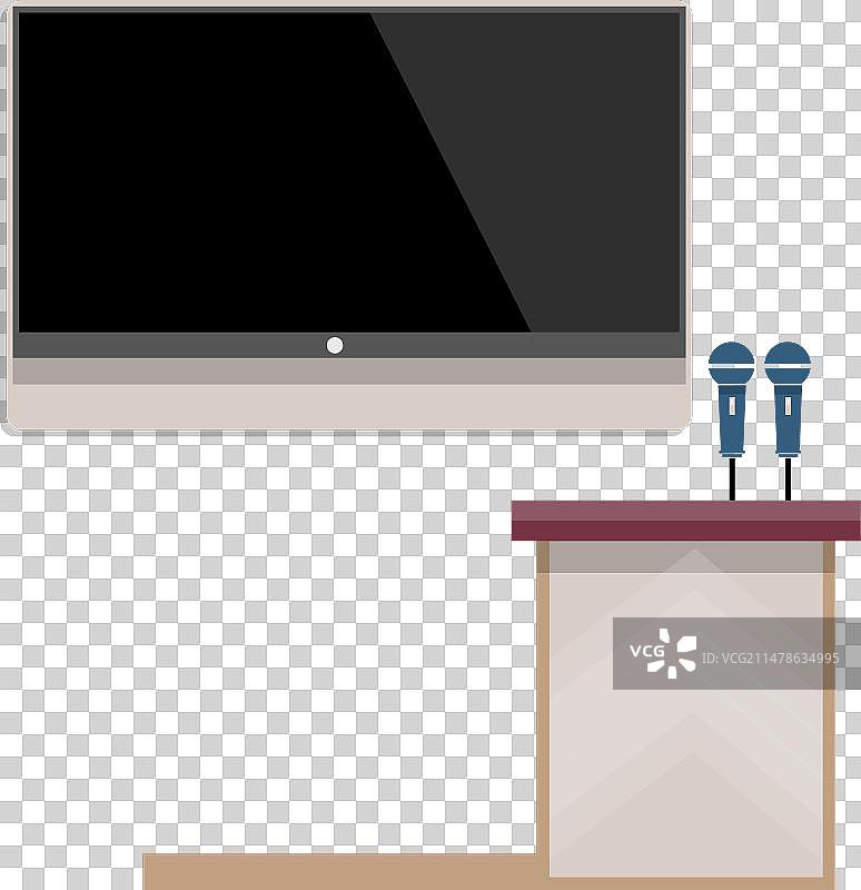 会议讲台图标图片素材