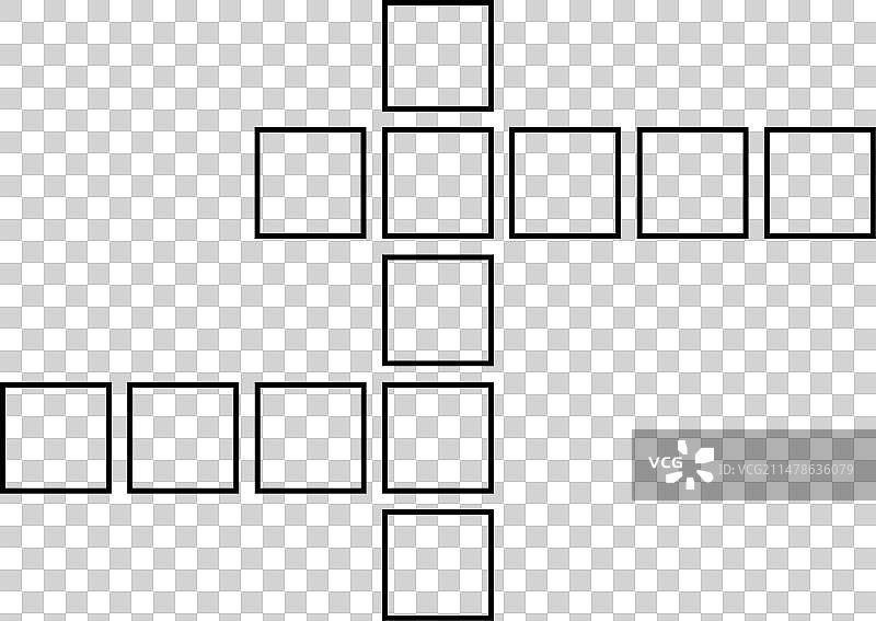 填字游戏概念图标图片素材