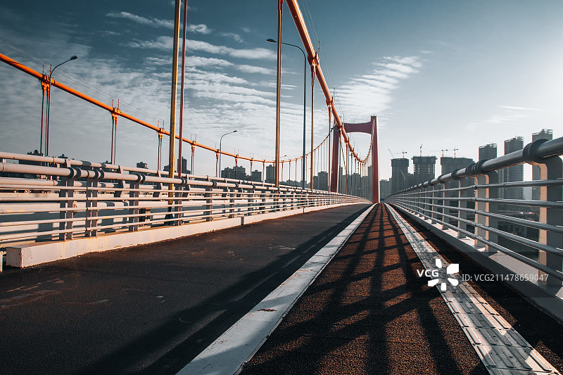 良庆大桥低俯视角图图片素材