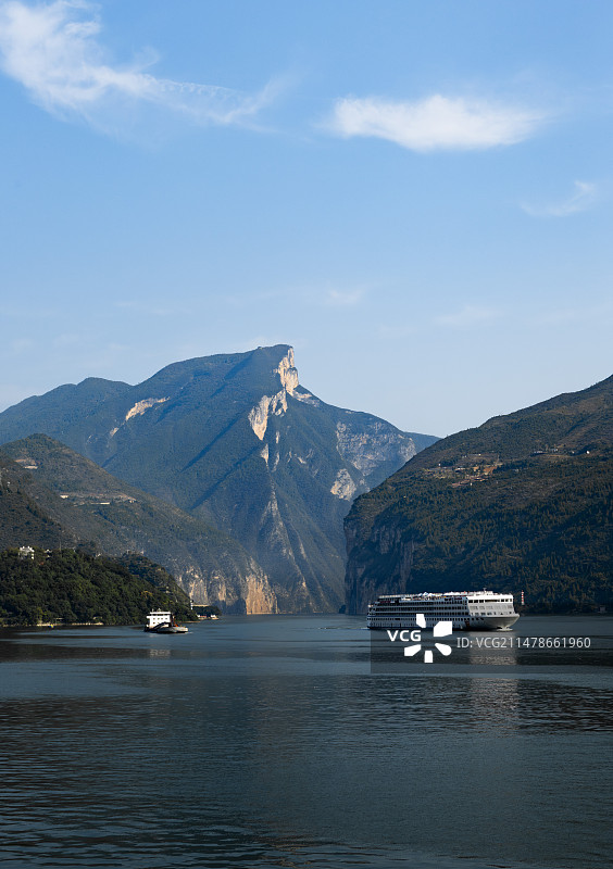 瞿塘峡夔门图片素材