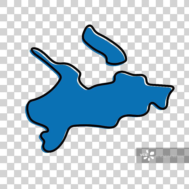 斯里兰卡吉利诺奇区地图图片素材