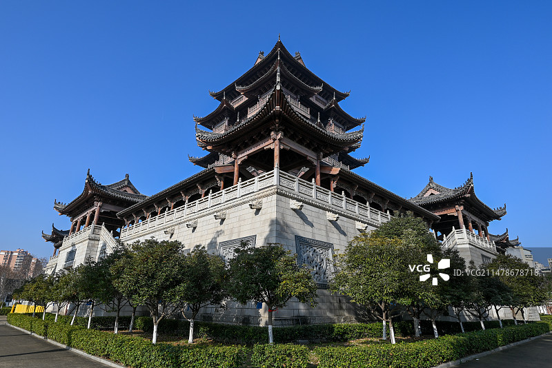 湖北武汉归元禅寺建筑图片素材