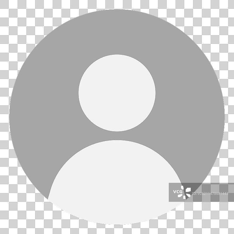 默认头像个人资料图标社交媒体用户图片素材
