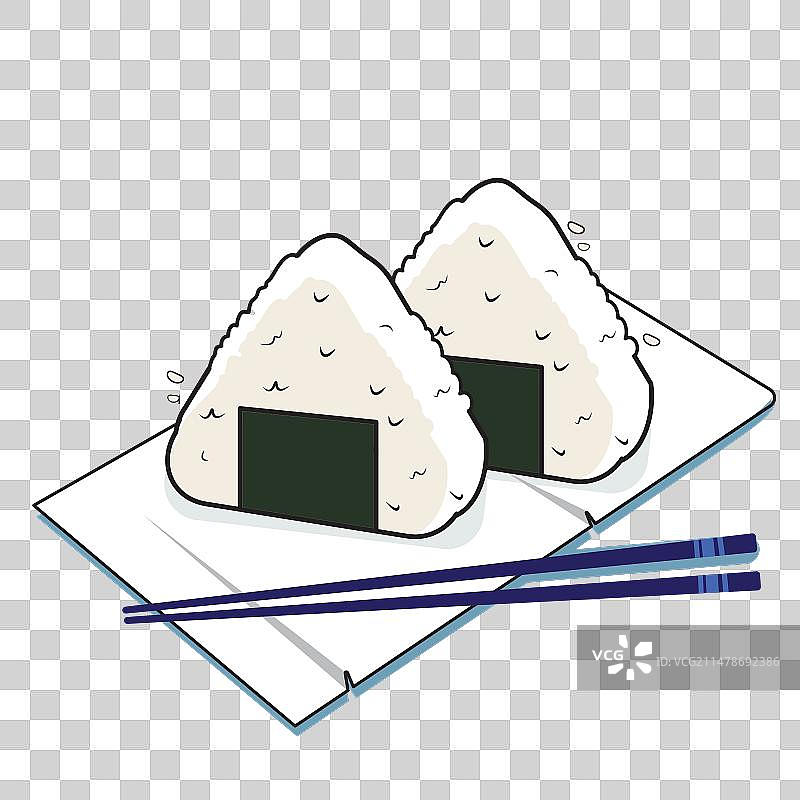 日式饭团寿司图片素材