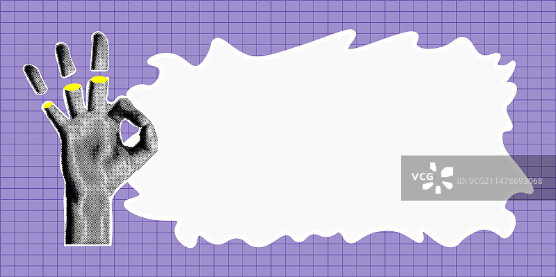 潮流波点拼贴banner元素图片素材