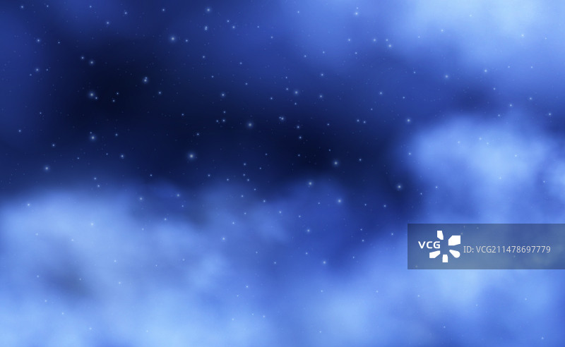 蓝色魔幻暗空宇宙太空背景图片素材