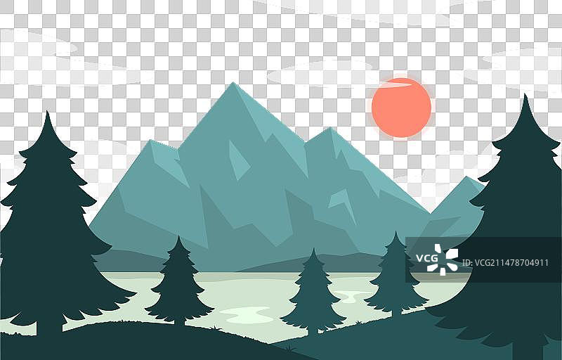 山脉景观图片素材