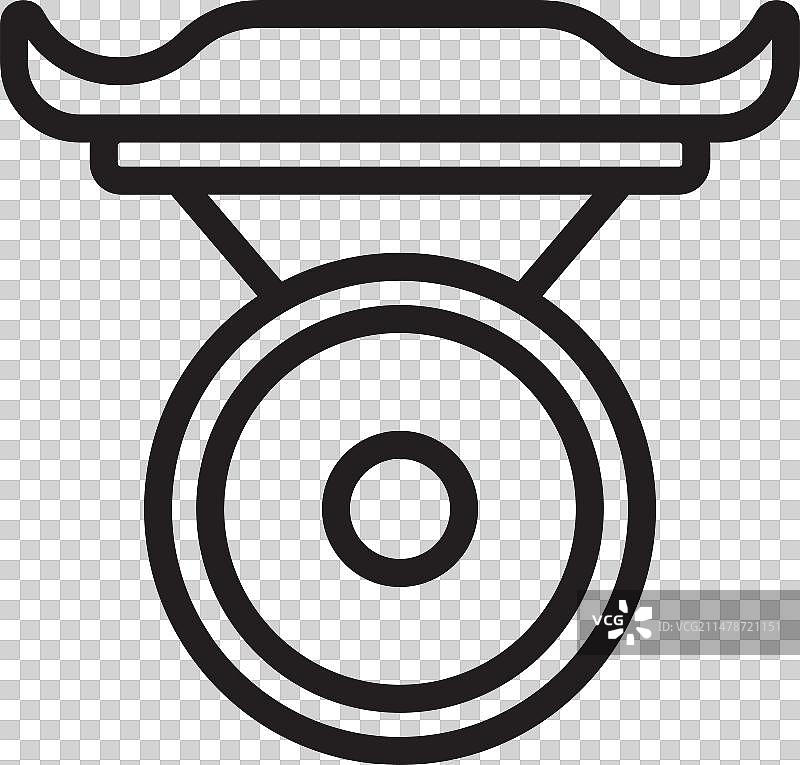 锣鼓图标图片素材