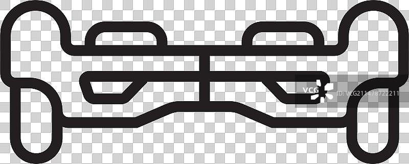 悬浮滑板图标图片素材