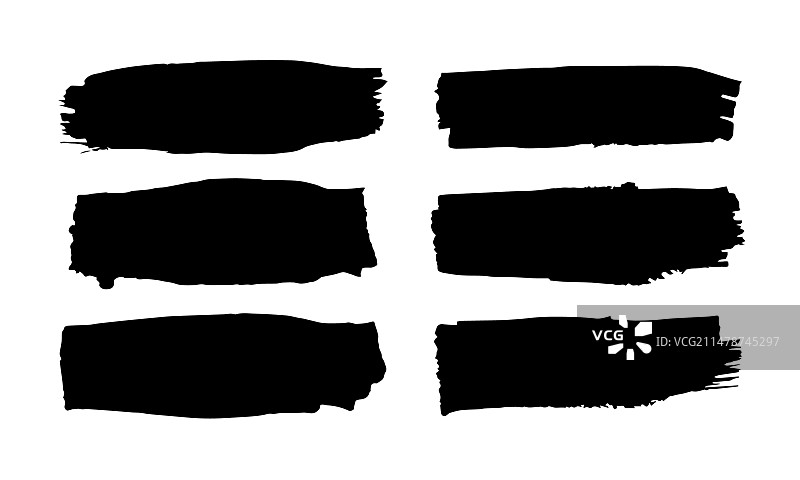 画笔笔触套装图片素材