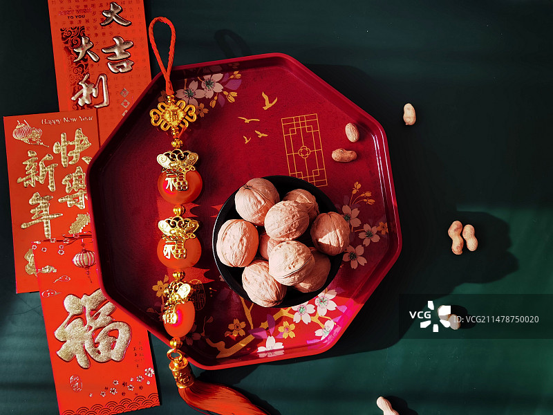 静物：春节祝福.新年快乐（年味儿）图片素材