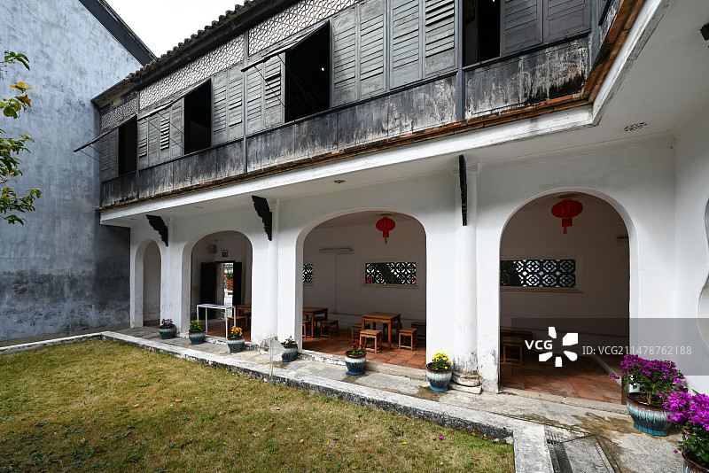 澳门郑家大屋建筑图片素材