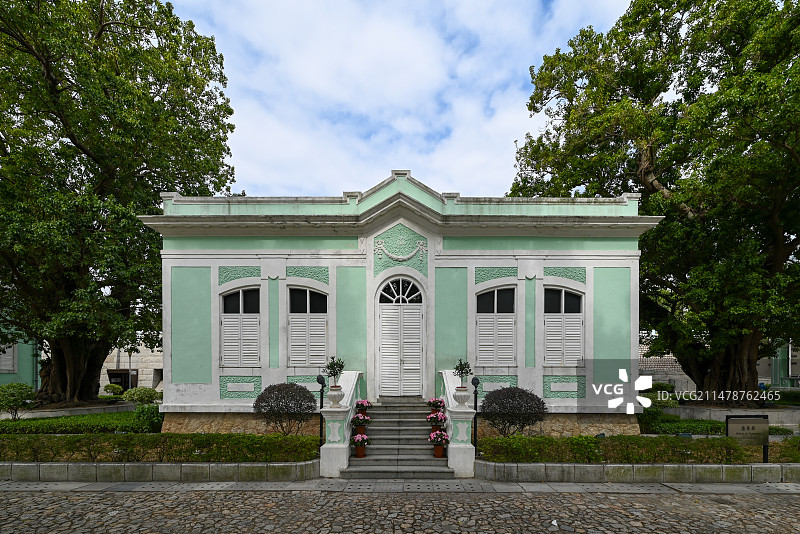 澳门龙环葡韵住宅式博物馆建筑图片素材