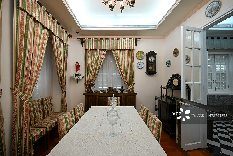 澳门龙环葡韵住宅式博物馆陈列图片素材
