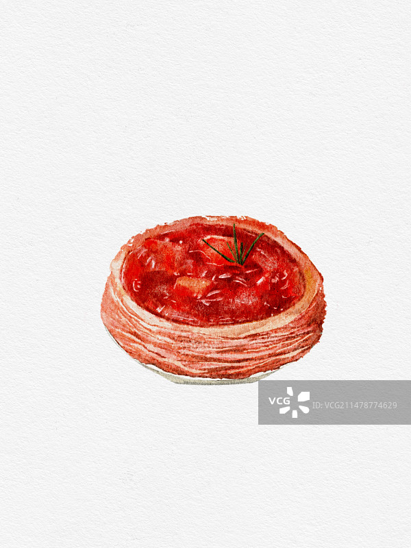 草莓蛋挞图片素材