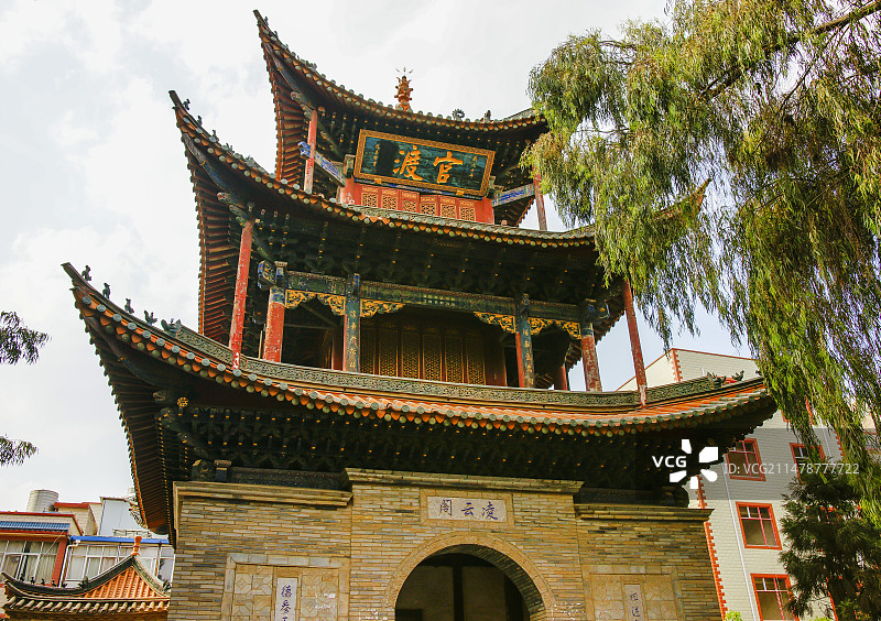 昆明市官渡古镇凌云阁图片素材