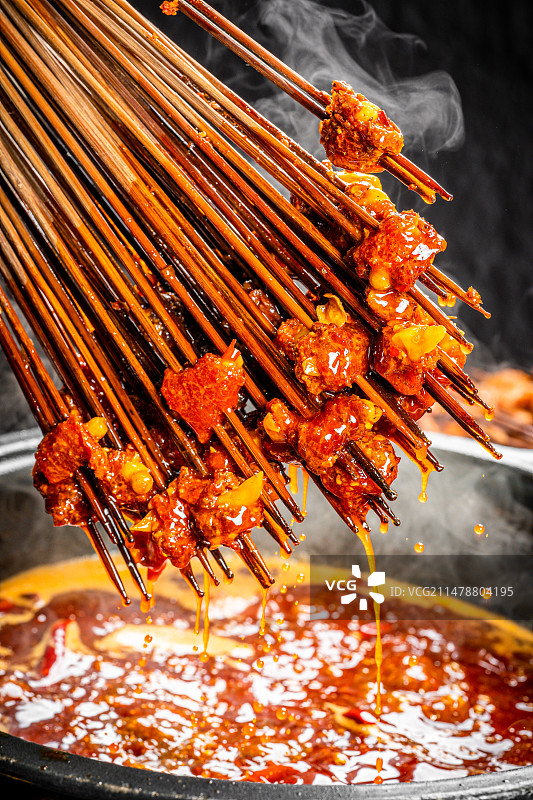 串串食材拍摄图片素材