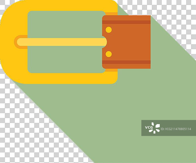 金属腰带元素扁平按钮图标图片素材