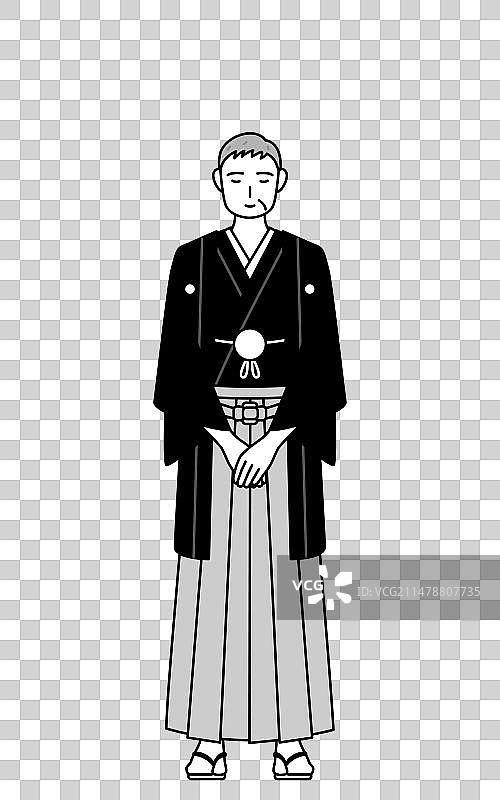 新年和婚礼：年长的男人图片素材