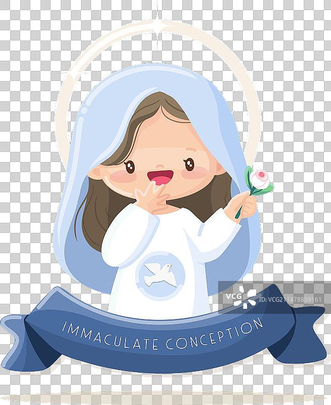 圣母无染原罪瞻礼节图片素材