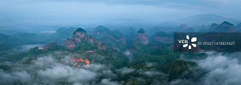 广东梅州平远五指石全景图图片素材