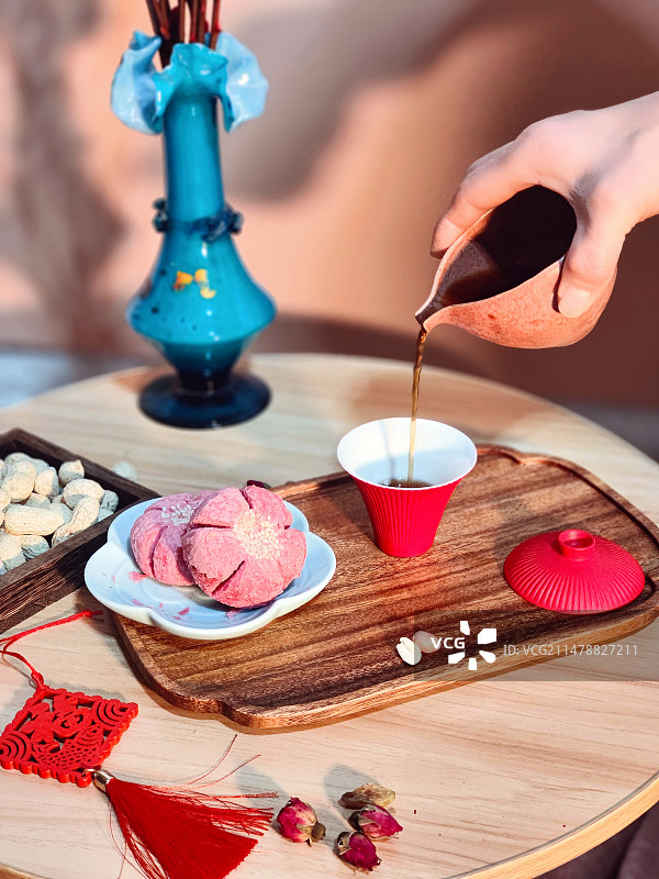 桃花酥图片素材