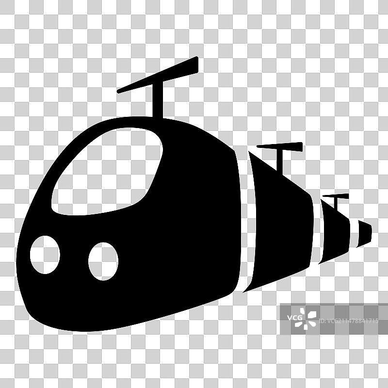 电力火车车厢轮廓图片素材